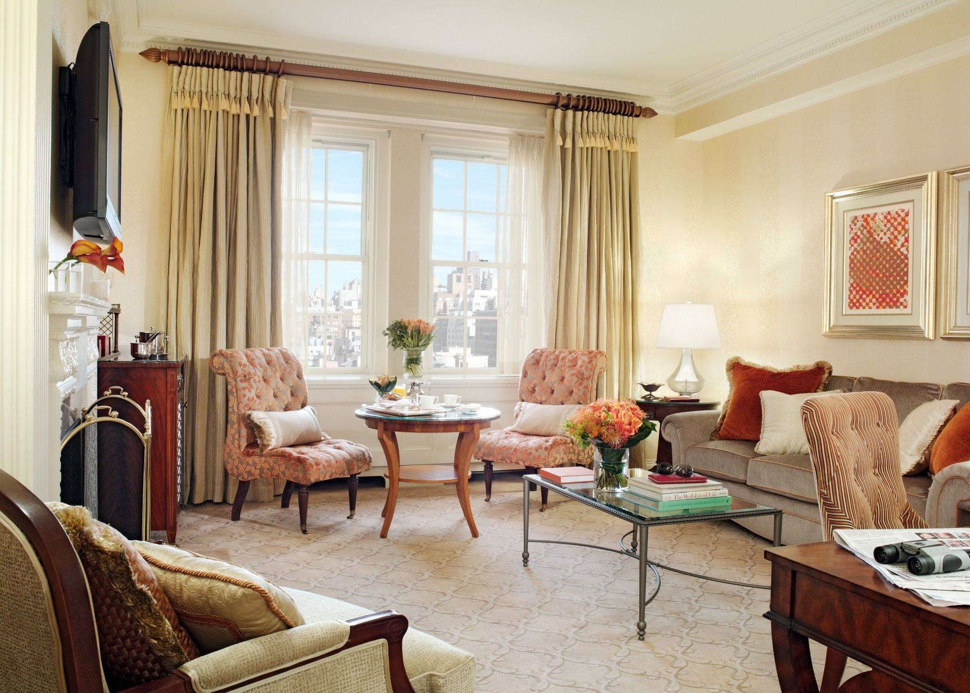 The Pierre, A Taj Hotel, Ню Йорк Стая снимка Living room